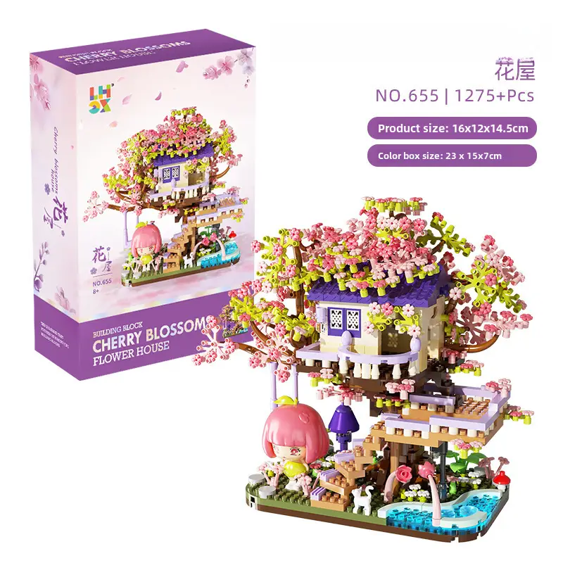 Sakura Station Mini Building Blocks 14+ 625 PCS - Image 8