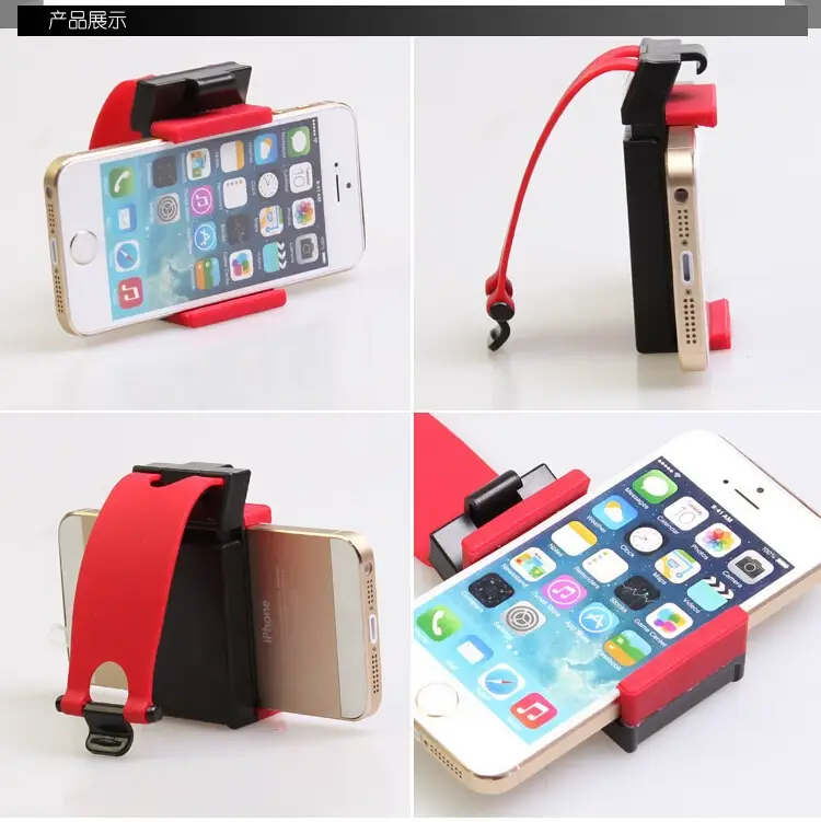 Red Car Steering Wheel Mobile Phone Holder — feature 3