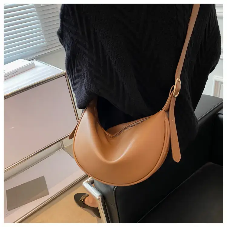 Women Crossbody Bag Brown Large Capacity Summer Style — feature 102