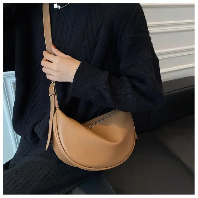 Women Crossbody Bag Brown Large Capacity Summer Style — feature 104