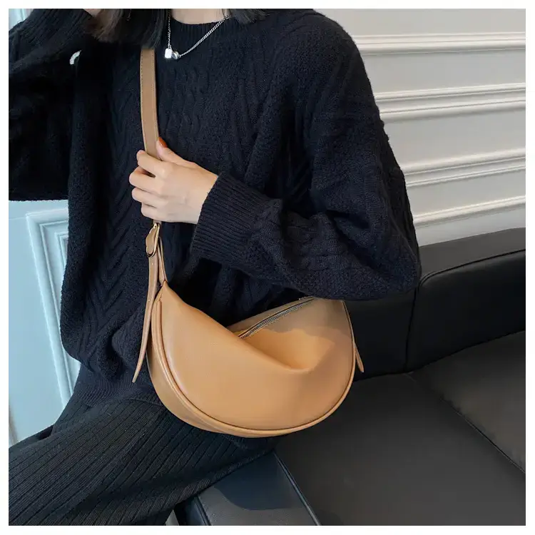 Women Crossbody Bag Brown Large Capacity Summer Style — feature 105