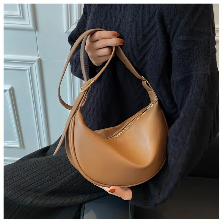 Women Crossbody Bag Brown Large Capacity Summer Style — feature 106