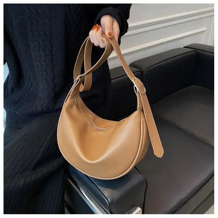Women Crossbody Bag Brown Large Capacity Summer Style — feature 109