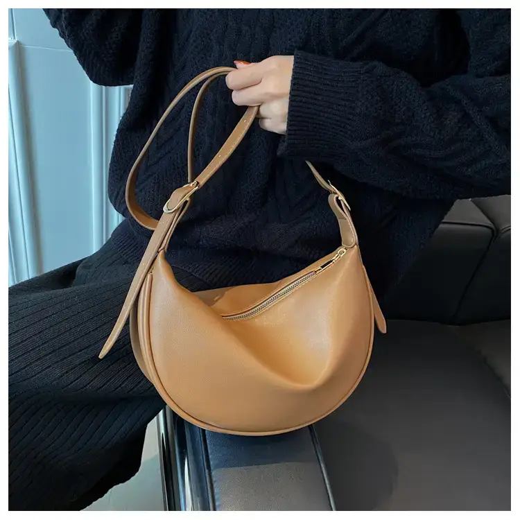 Women Crossbody Bag Brown Large Capacity Summer Style — feature 110