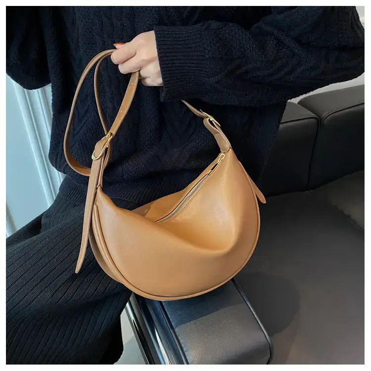 Women Crossbody Bag Brown Large Capacity Summer Style — feature 111
