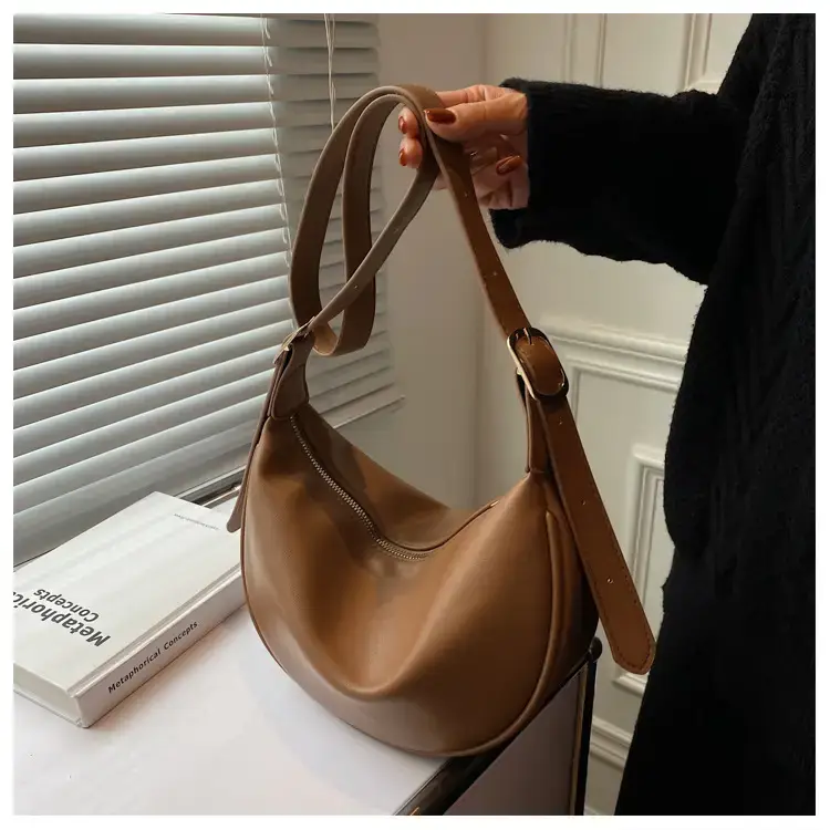 Women Crossbody Bag Brown Large Capacity Summer Style — feature 112