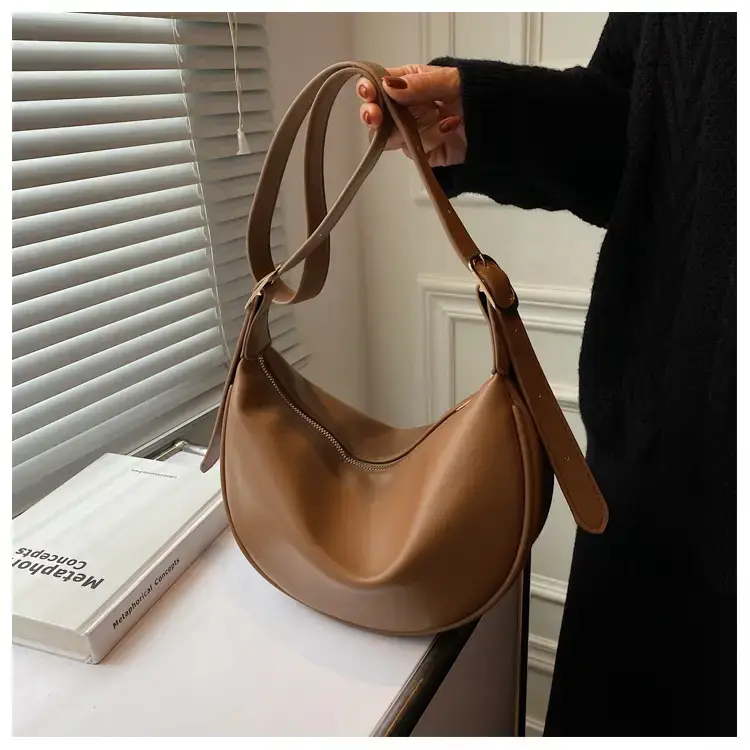 Women Crossbody Bag Brown Large Capacity Summer Style — feature 113