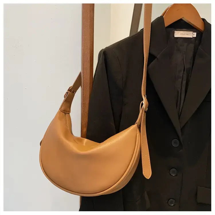 Women Crossbody Bag Brown Large Capacity Summer Style — feature 115