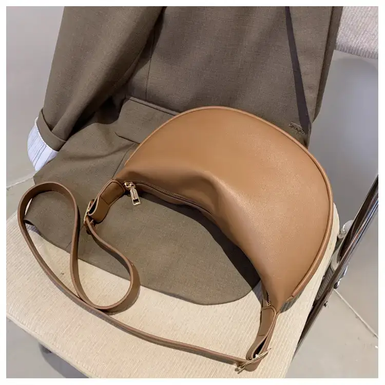 Women Crossbody Bag Brown Large Capacity Summer Style — feature 119