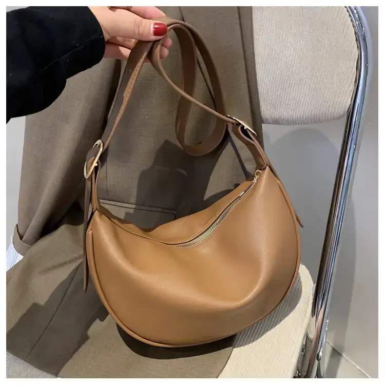 Women Crossbody Bag Brown Large Capacity Summer Style — feature 121