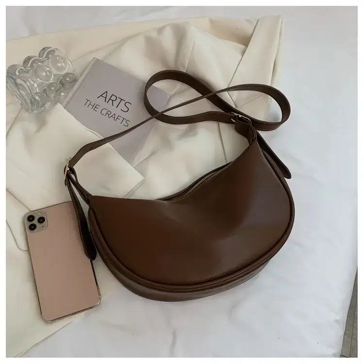 Women Crossbody Bag Brown Large Capacity Summer Style — feature 126