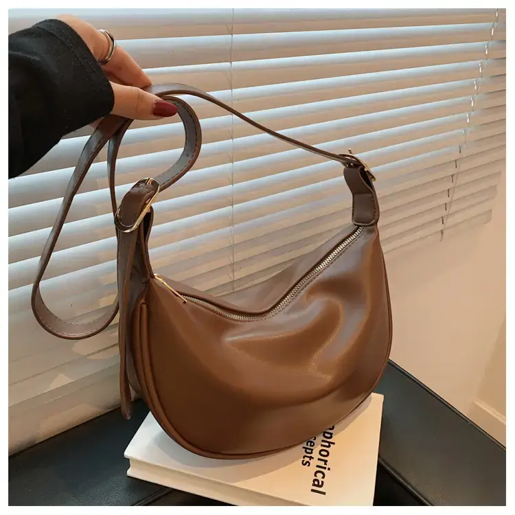 Women Crossbody Bag Brown Large Capacity Summer Style — feature 146