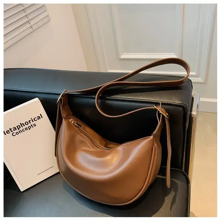 Women Crossbody Bag Brown Large Capacity Summer Style — feature 148