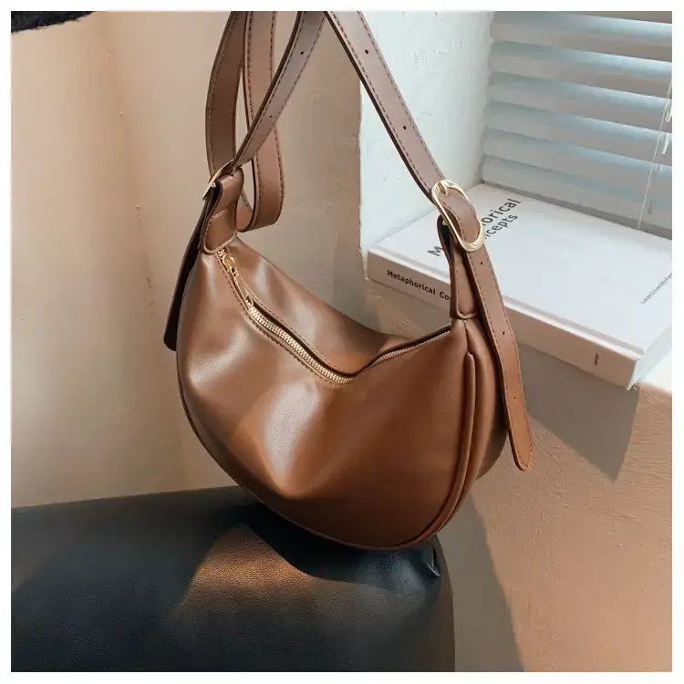 Women Crossbody Bag Brown Large Capacity Summer Style — feature 151