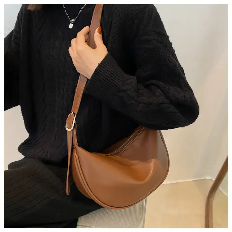 Women Crossbody Bag Brown Large Capacity Summer Style — feature 16