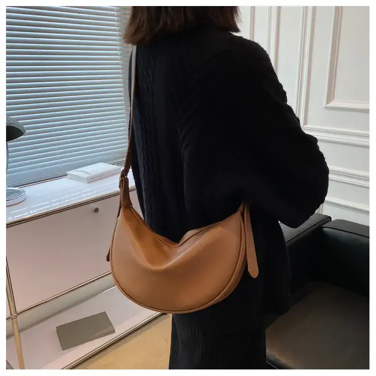 Women Crossbody Bag Brown Large Capacity Summer Style — feature 25