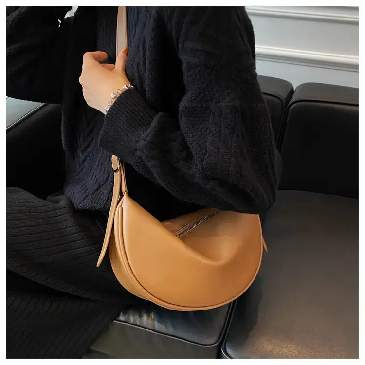Women Crossbody Bag Brown Large Capacity Summer Style — feature 26