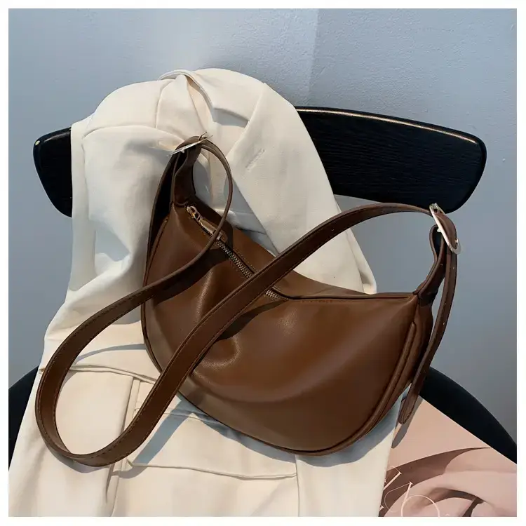 Women Crossbody Bag Brown Large Capacity Summer Style — feature 48