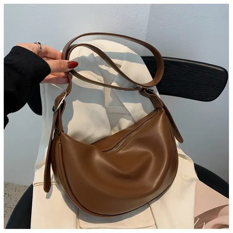 Women Crossbody Bag Brown Large Capacity Summer Style — feature 49