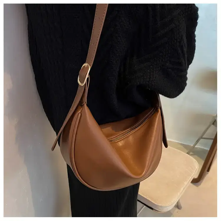 Women Crossbody Bag Brown Large Capacity Summer Style — feature 50