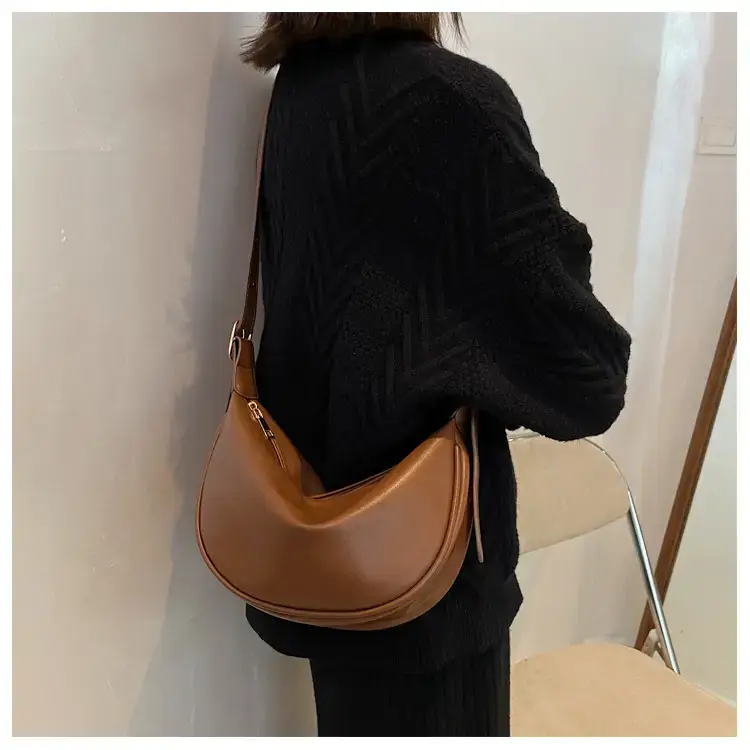 Women Crossbody Bag Brown Large Capacity Summer Style — feature 55