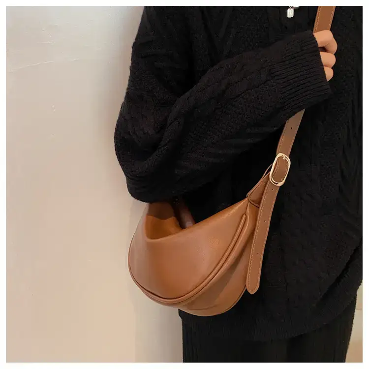 Women Crossbody Bag Brown Large Capacity Summer Style — feature 56