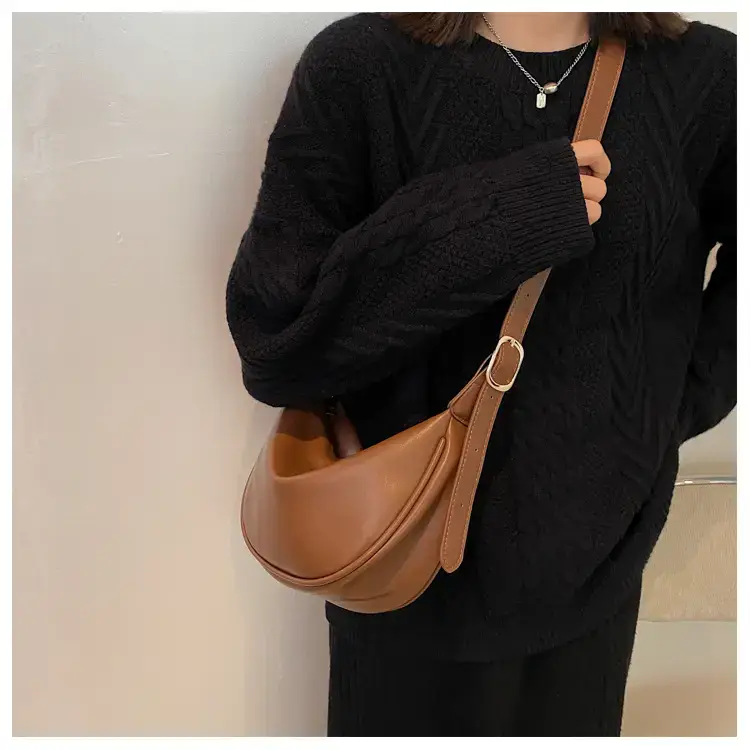 Women Crossbody Bag Brown Large Capacity Summer Style — feature 57