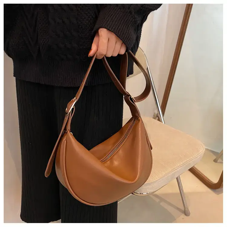 Women Crossbody Bag Brown Large Capacity Summer Style — feature 58