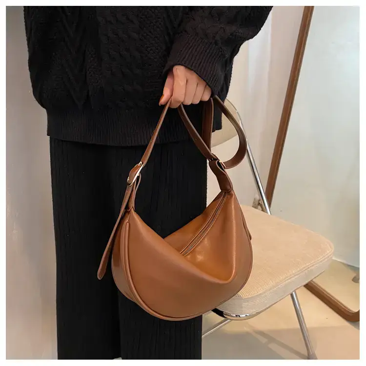 Women Crossbody Bag Brown Large Capacity Summer Style — feature 59