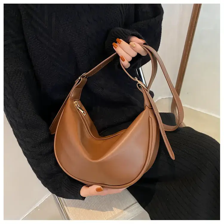 Women Crossbody Bag Brown Large Capacity Summer Style — feature 60