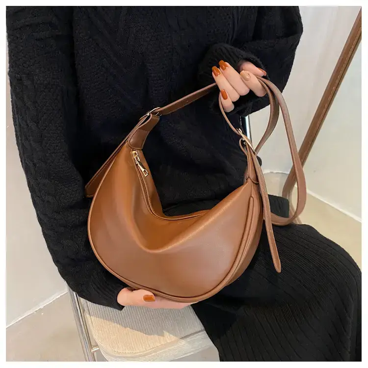 Women Crossbody Bag Brown Large Capacity Summer Style — feature 61