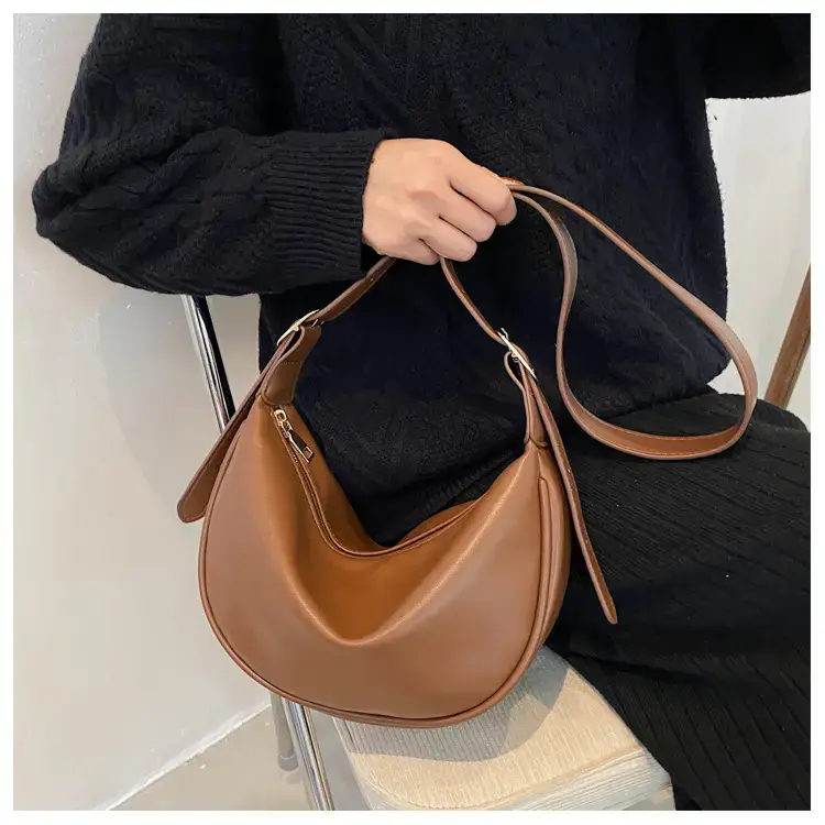 Women Crossbody Bag Brown Large Capacity Summer Style — feature 63