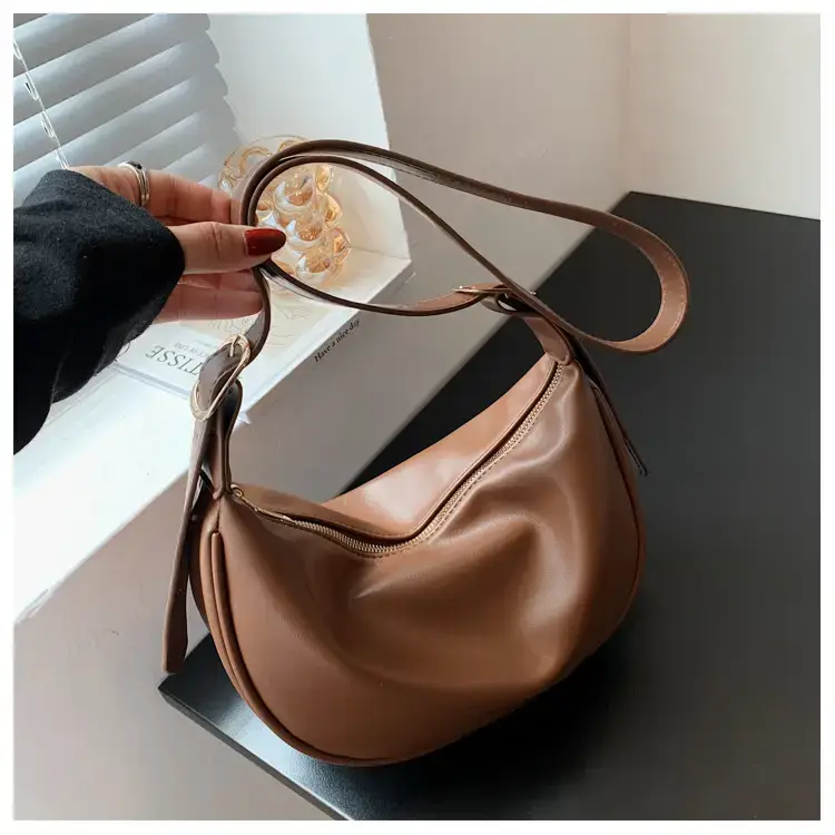 Women Crossbody Bag Brown Large Capacity Summer Style — feature 70