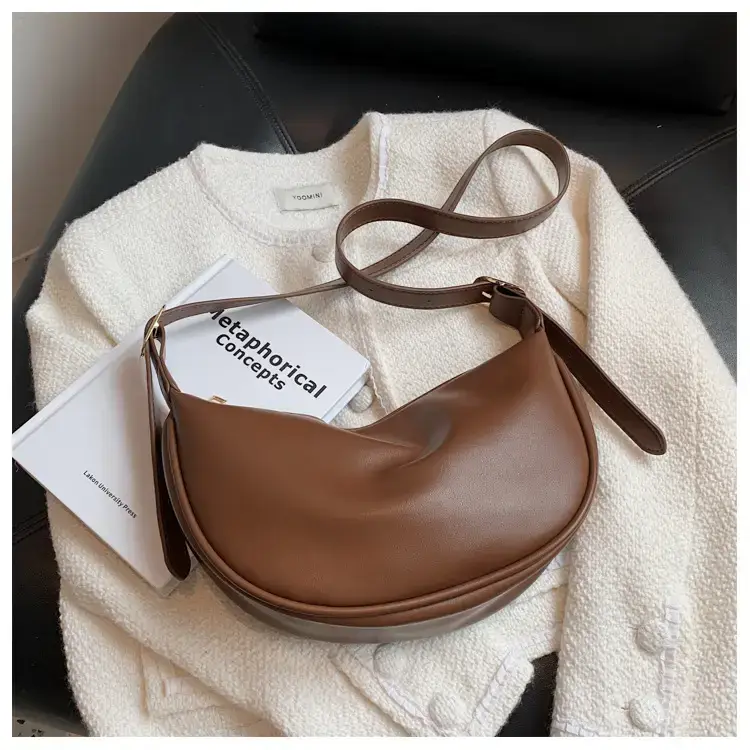 Women Crossbody Bag Brown Large Capacity Summer Style — feature 91