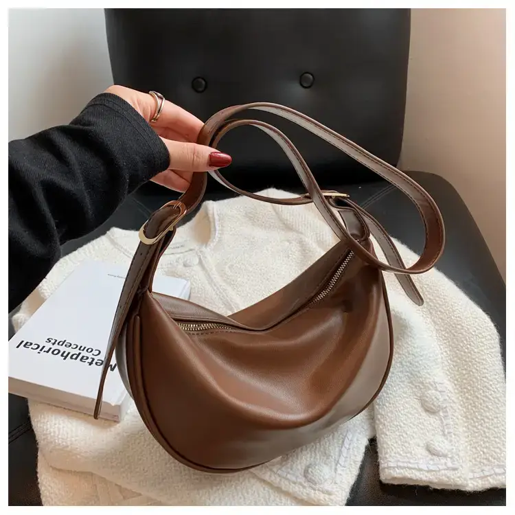 Women Crossbody Bag Brown Large Capacity Summer Style — feature 94