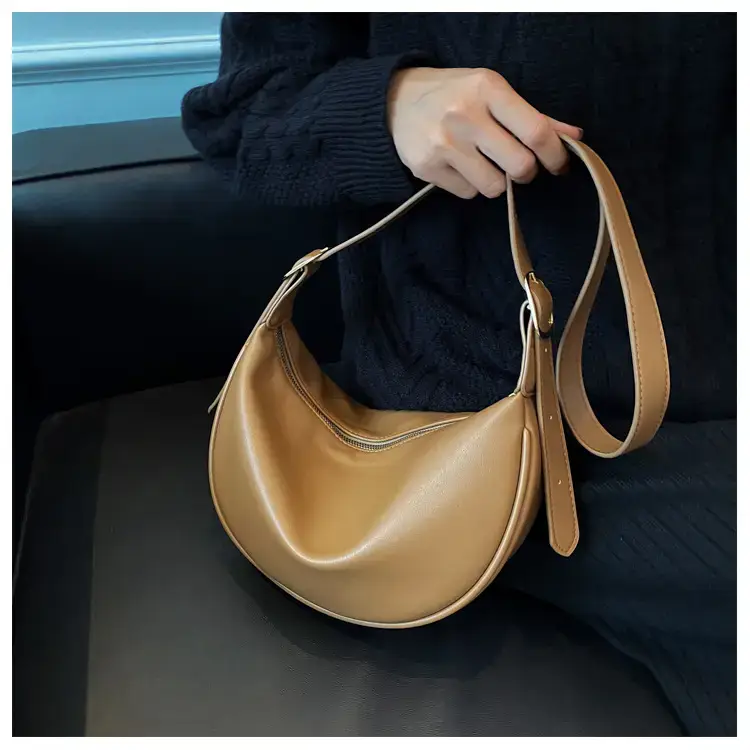 Women Crossbody Bag Brown Large Capacity Summer Style — feature 95
