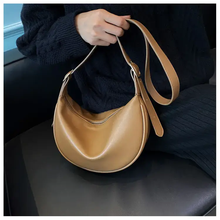 Women Crossbody Bag Brown Large Capacity Summer Style — feature 96