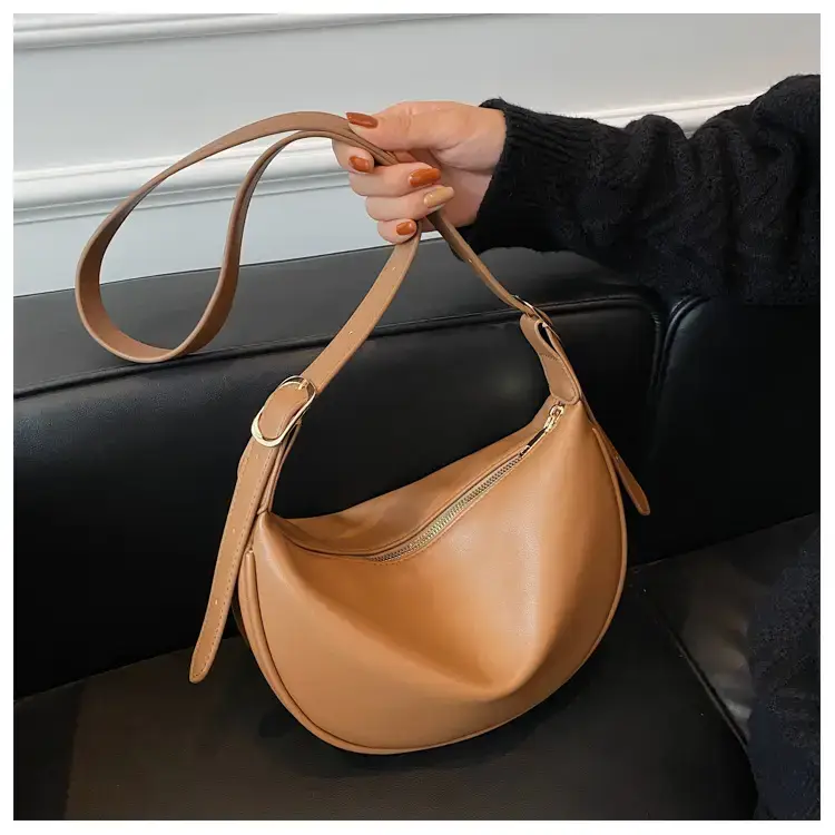 Women Crossbody Bag Brown Large Capacity Summer Style — feature 97
