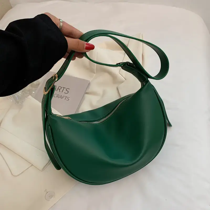 Women Crossbody Bag Brown Large Capacity Summer Style - Image 2