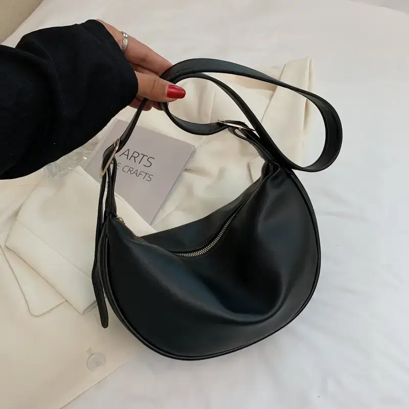 Women Crossbody Bag Brown Large Capacity Summer Style - Image 3