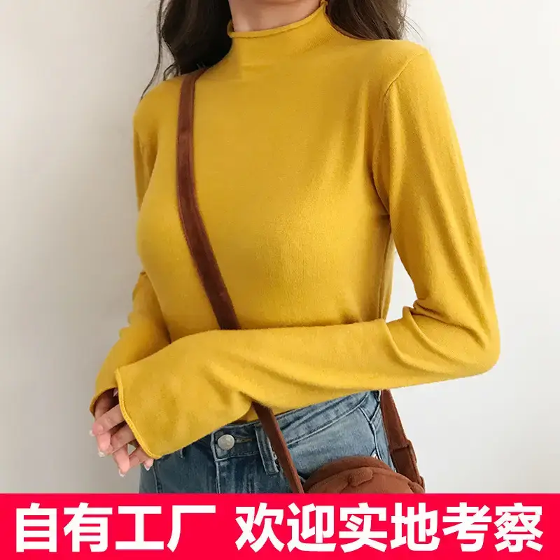 Women's Black Long Sleeve Slim Fit Top - Image 15