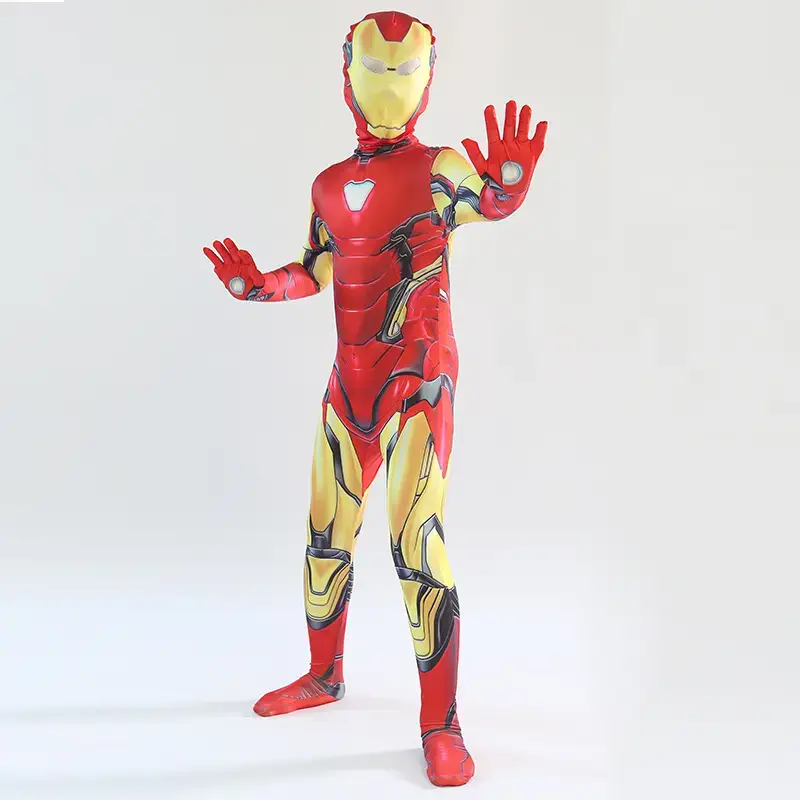 Children's Spider-Man Suit Red Blue Performance Dress - Image 10