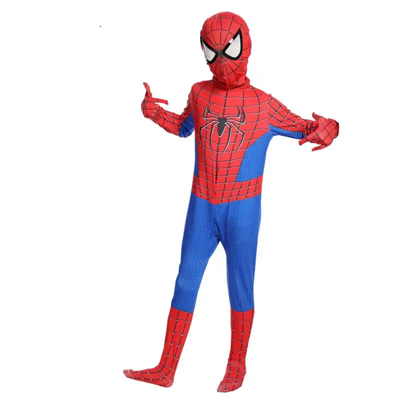 Children's Spider-Man Suit Red Blue Performance Dress - Image 5