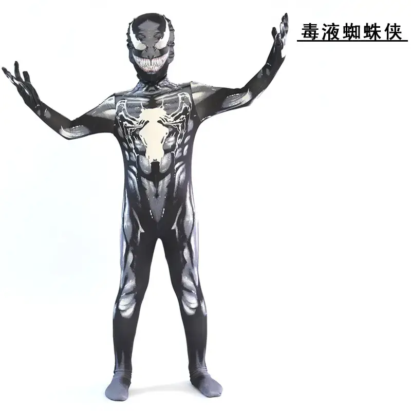 Children's Spider-Man Suit Red Blue Performance Dress - Image 7