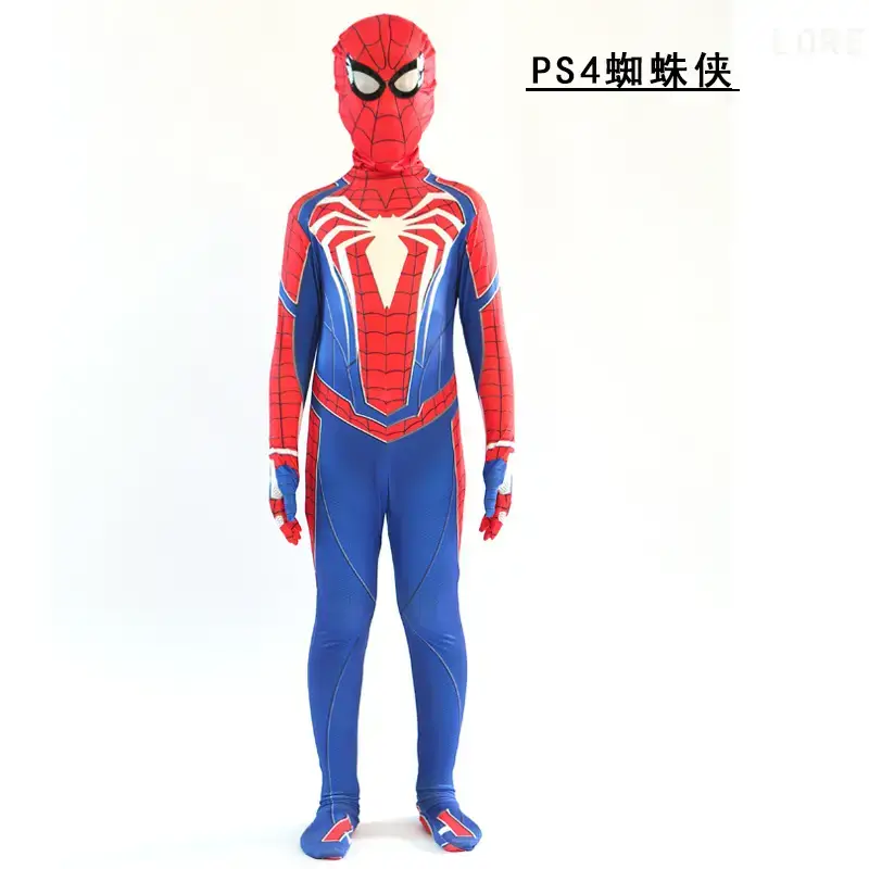 Children's Spider-Man Suit Red Blue Performance Dress - Image 8