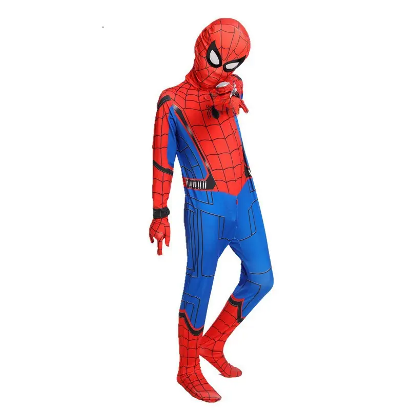 Children's Male Cos Spider-Man Bodysuit Iron Man Boy Dress up Suit Superman Performance Clothing Wholesale