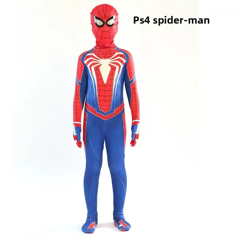 Children's Male Cos Spider-Man Bodysuit Iron Man Boy Dress up Suit Superman Performance Clothing Wholesale