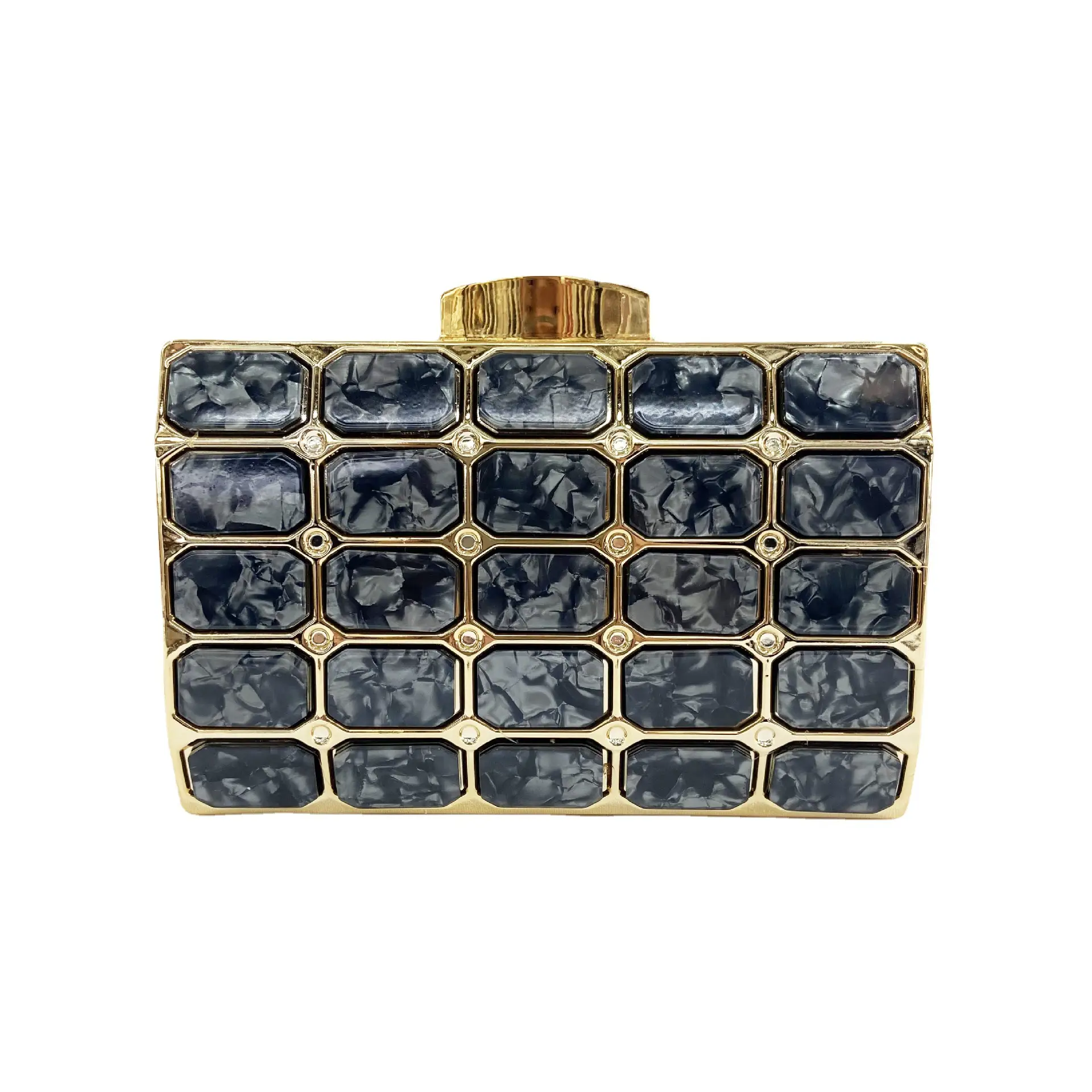 Cross-Border Stone Pattern Acrylic Dinner Bag for Women - Image 7