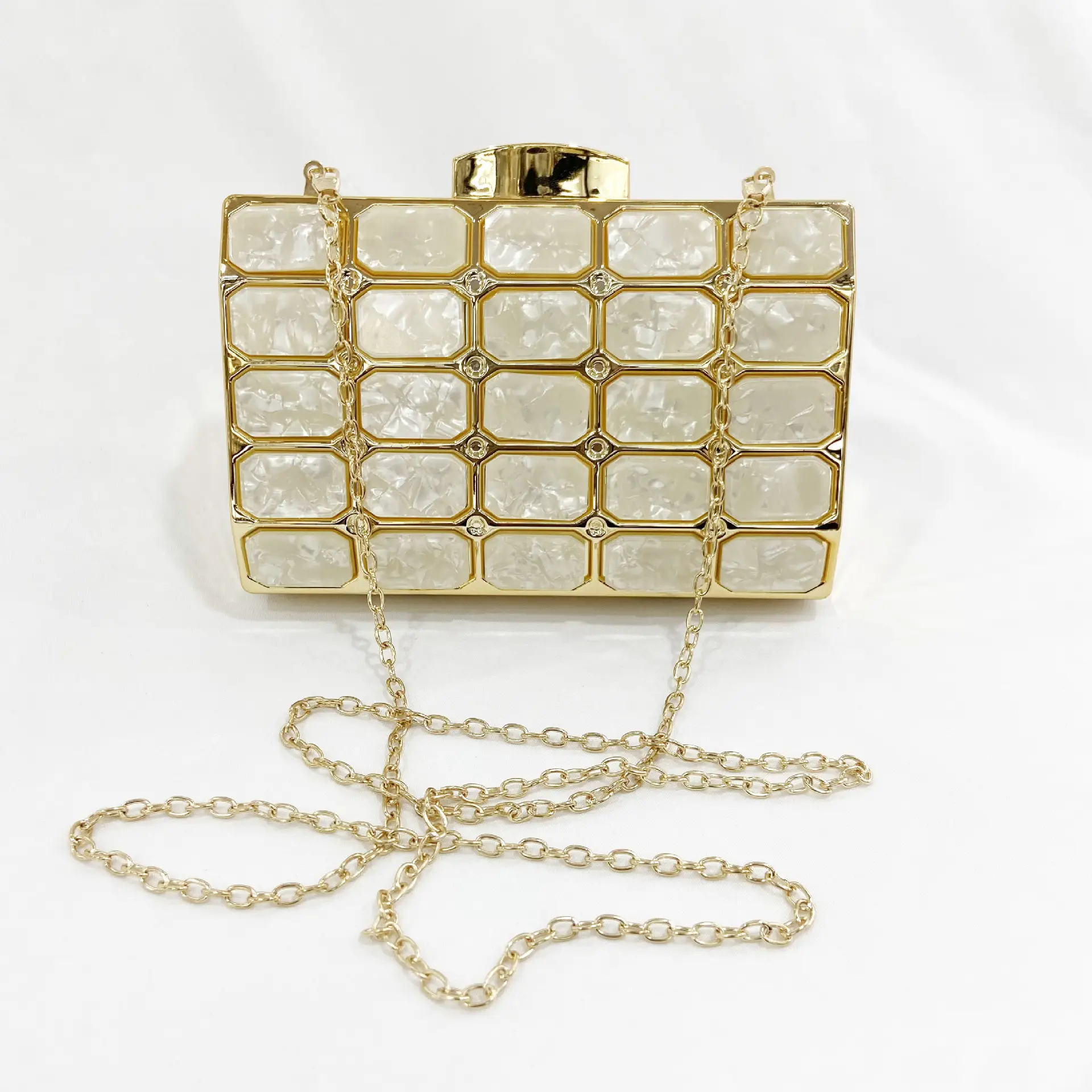 Cross-Border Stone Pattern Acrylic Dinner Bag for Women - Image 2