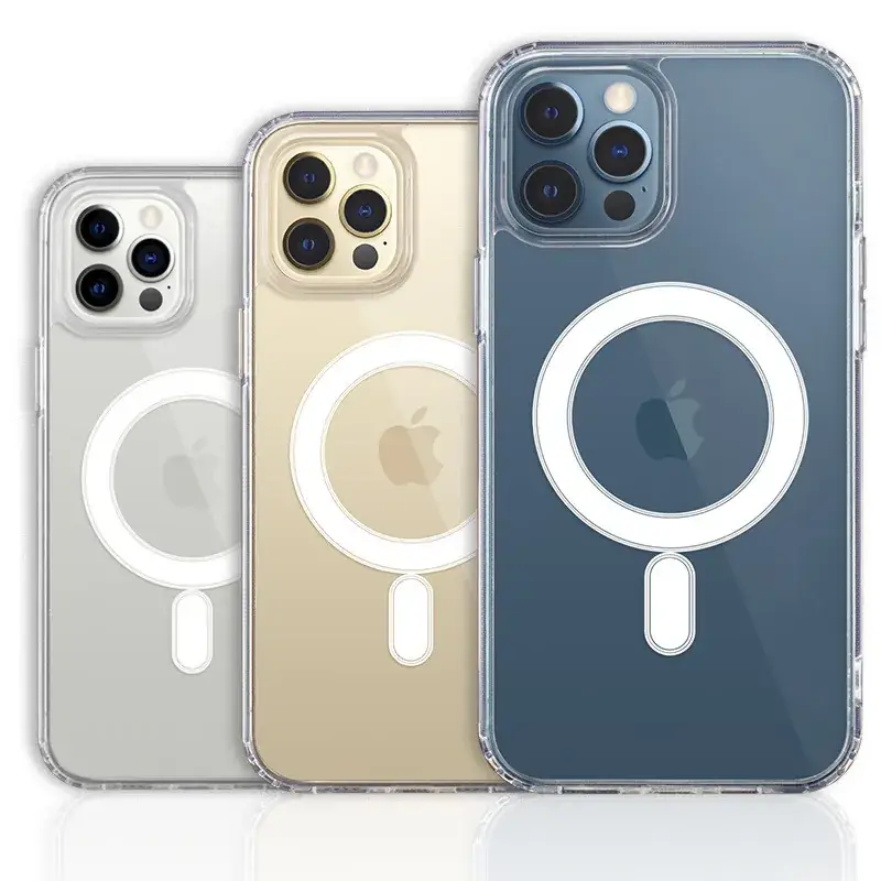 Magnetic Magsafe Clear iPhone Case for 15 Pro Max - Image 3